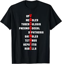 Vaccines Matter Message Gift Shirt Pro-Vaccination Vaccinate T-Shirt For Immunization Awareness Unisex-Adults Black Small Classic Fit Short Sleeve