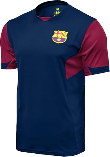 Icon Sports - Camiseta de poliéster de fútbol con licencia oficial del FC Barcelona para hombre, 07, talla M