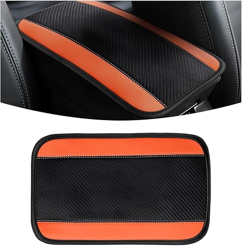 Miniatura 7 de 8sanlione Funda para consola central de automóvil 126 x 75 pulgadas funda universal de piel sintética para reposabrazos de automóvil almohadilla de