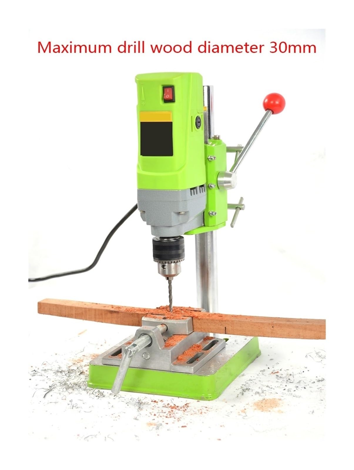 Wiertarka Stołowa, Elektryczna Wiertarka Stołowa 710W Mini Wiertarka Zmienna Prędkość 1.5-13mm Wiercenie Dla Majsterkowiczów Drewno Metalowe Elektronarzędzia