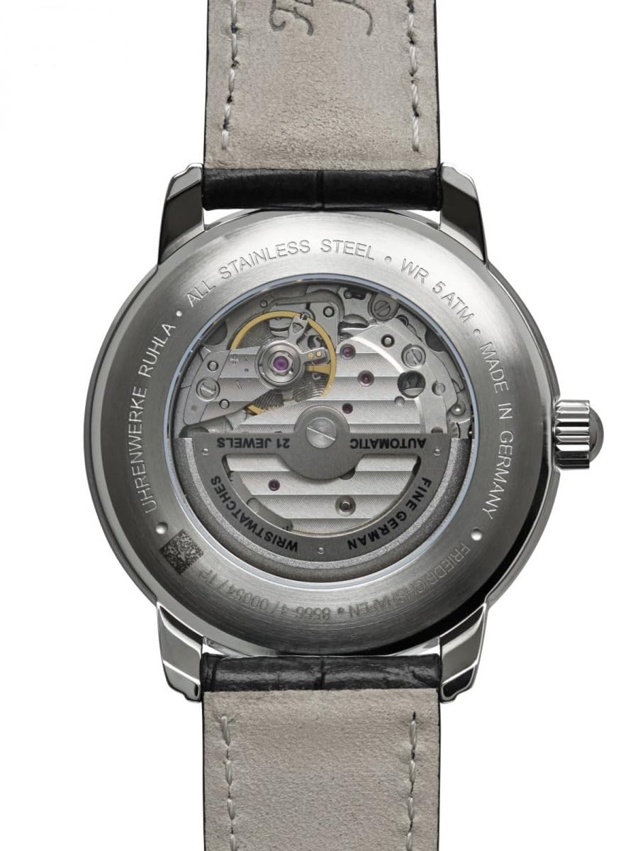 Zeppelin Herrenuhr Automatik Open Heart Friedrichshafen Schwarz 8566-4