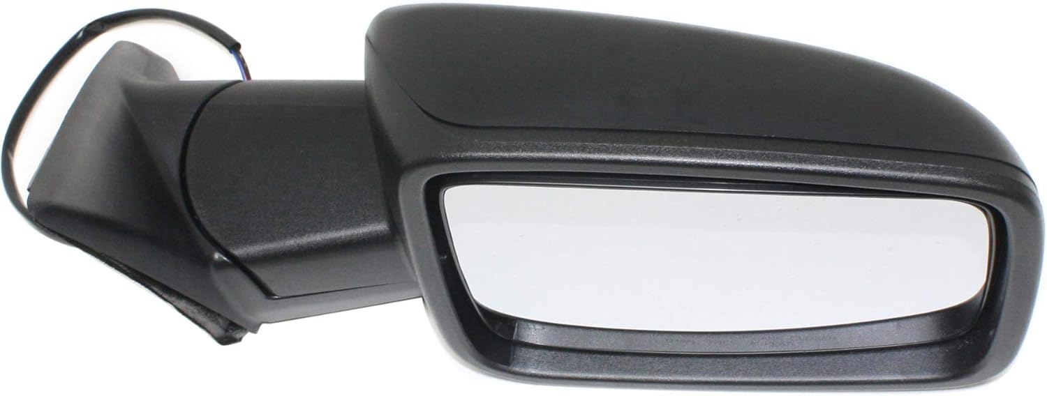 Garage-Pro Passenger Side Mirror Replacement Power Heated For Ram 1500 2014-2018 Manual Fold, Without Signal Light & Puddle Lamp, Textured, Remote Entry Group Package, w/o Towing Package