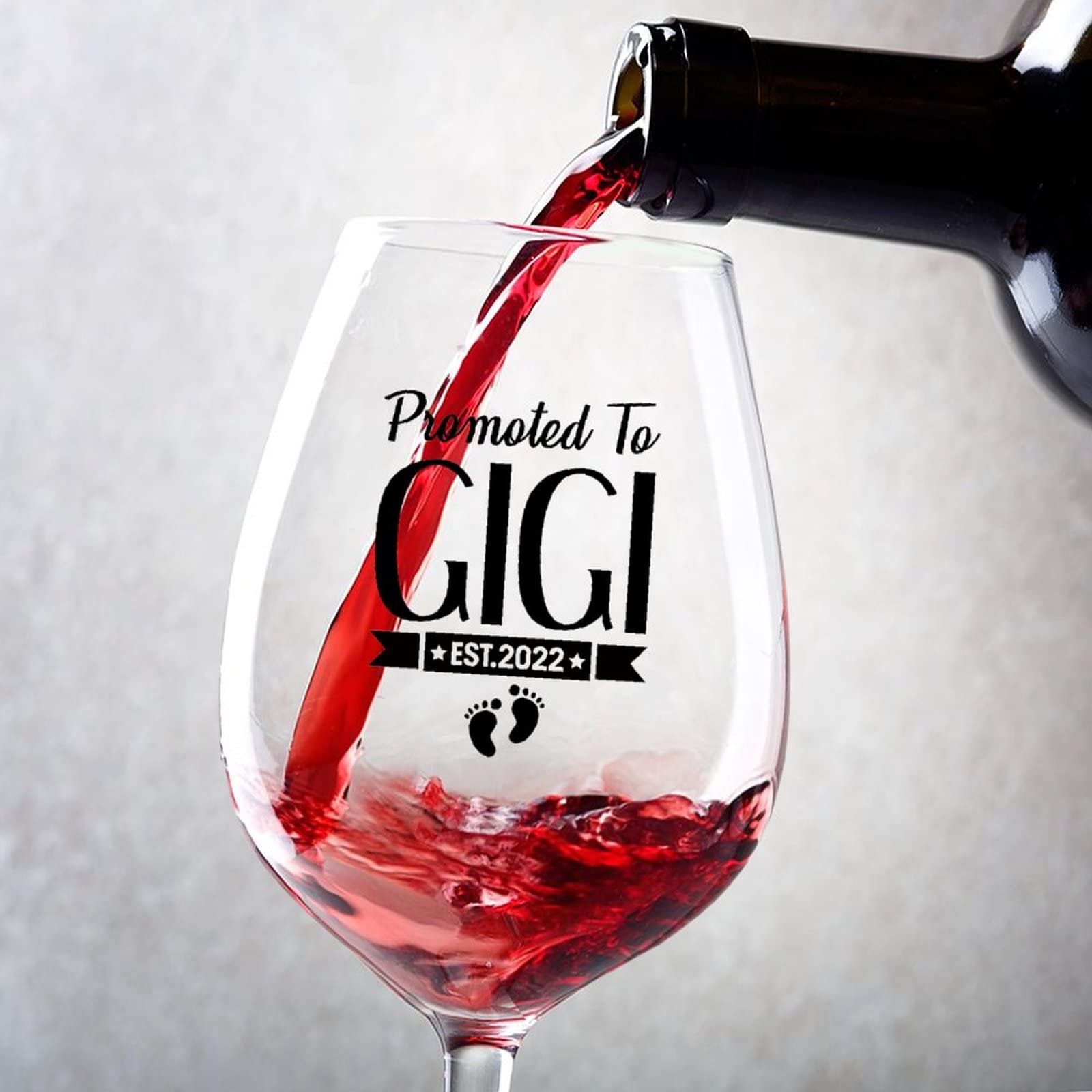 Verres à vin en cristal 325 ml avec pied anti-trace