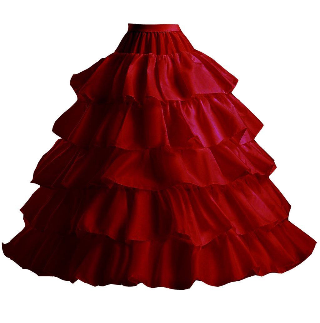 Edith - Sottogonna tipo crinolina per abito da sposa, lunghezza a 3/4