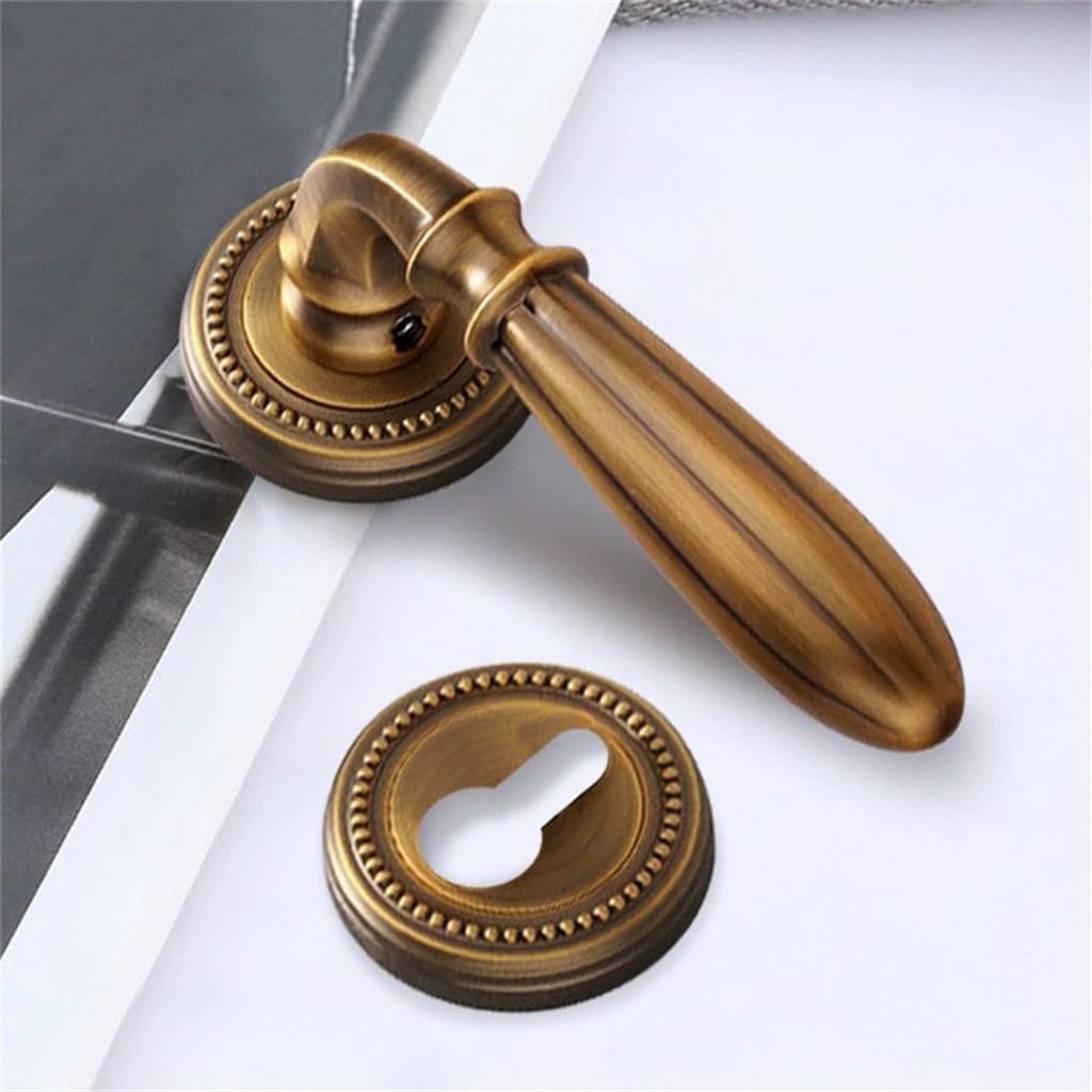Household Universal Old Vintage Solid Wood Split Mute Magnetic Door Locks