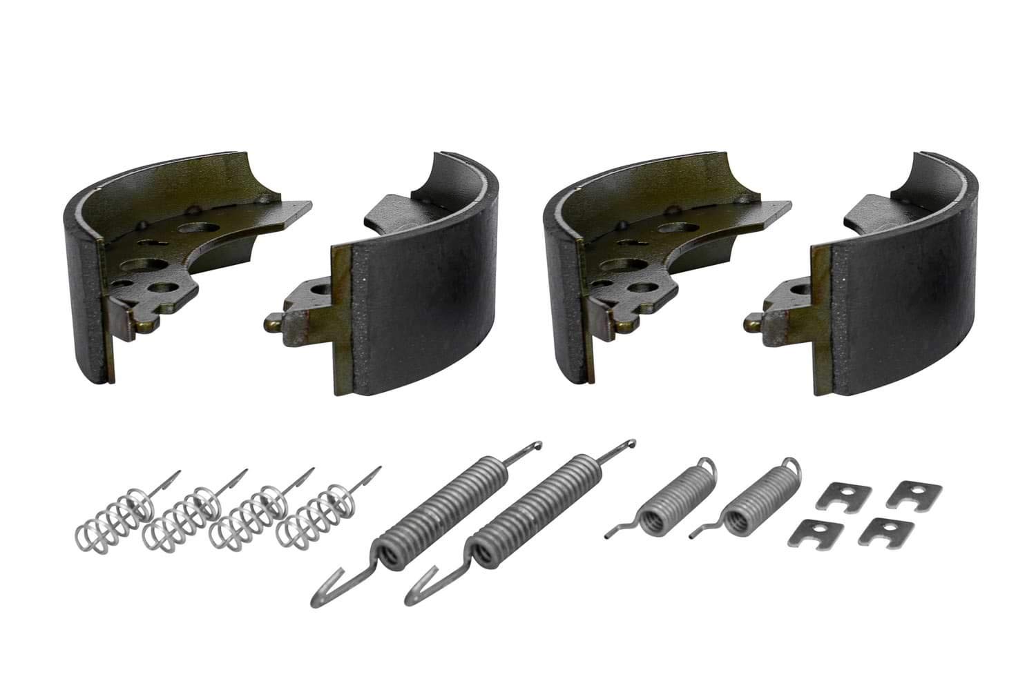 KAMPOL Automotive Jeu de Mâchoires de Frein 200x50 pour Essieu Remorque AL-KO 2050/2051, Kit Complet pour Tambour de Frein de PTAC 1050 kg à 1500 kg, Fabriqué en Pologne