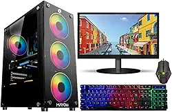 PC GAMER AMD RYZEN 5 5600GT - 16GB DDR4 - SSD 480GB - RADEON VEGA 7 - MONITOR 19'' - KIT GAMER RGB