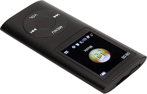 Miniatura 7 de Soporte TF Cards Reproductor de MP3, elegante sonido multifuncional sin pérdidas, pantalla LCD de 1.8 pulgadas, reproductor de música MP3 portátil