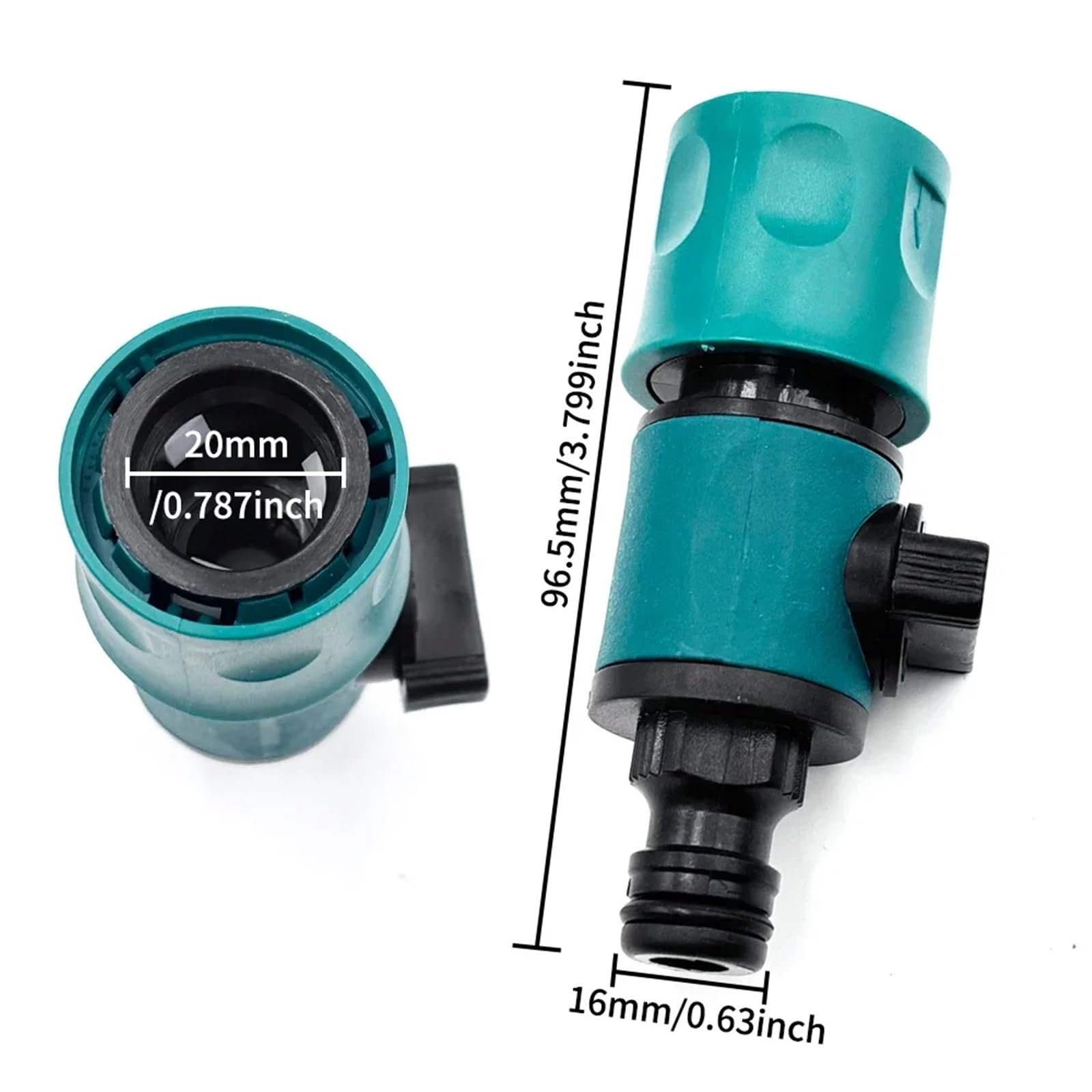 Tubo Flessibile da Giardino, Rubinetto in Linea, valvola di intercettazione, Raccordo for irrigazione, connettore rapido con Gadget