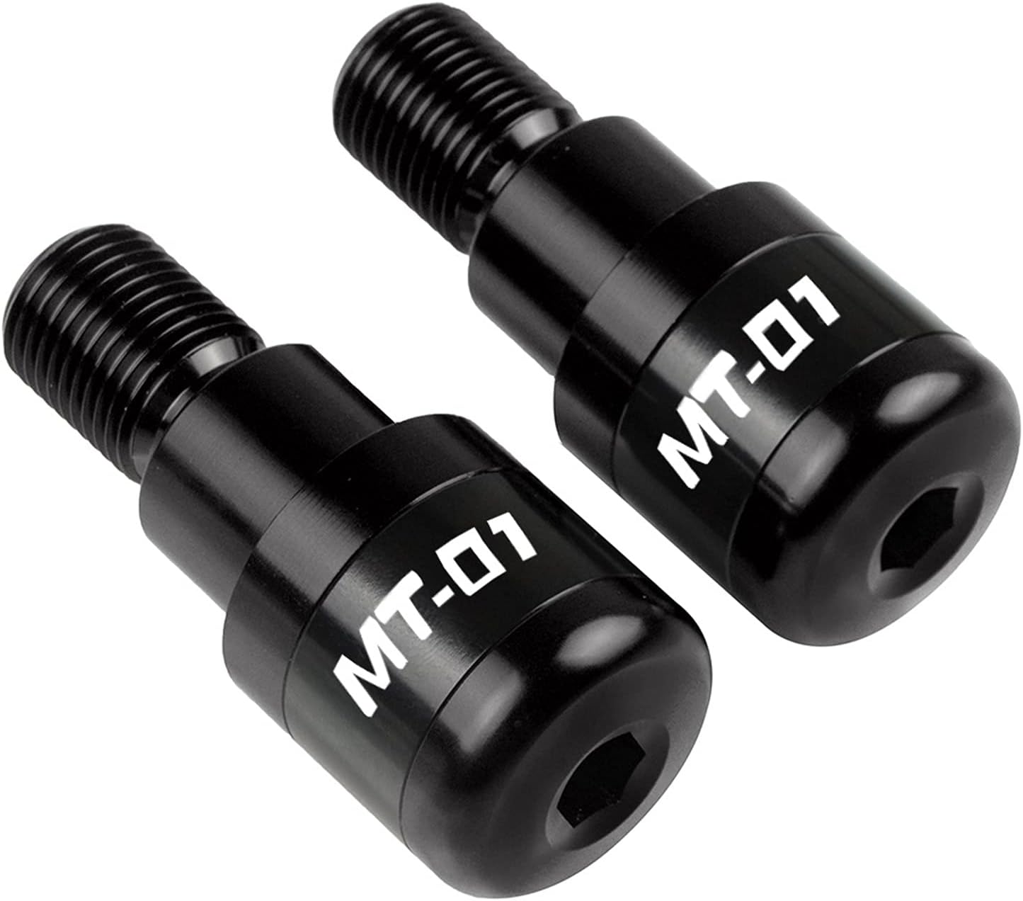 Counterweight Motorcycles Accessories 7/8" 22mm Handlebar Grips Handle Bar Cap Ends Plug for Yamaha MT01 MT 01 2004-2009 2008 2007 2006 MT-01