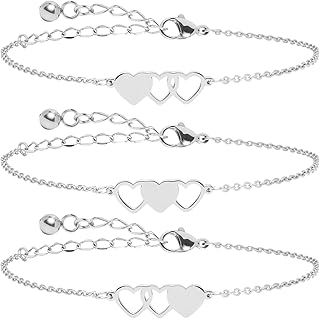 HOFOYA Sisters Best Friends Forever Matching BFF Necklace Set for 2 3 4,Mom Daughter Necklaces,Friendship Necklace,Christmas Birthday Gift for Women Teens BFF Sister.