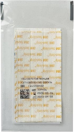 Miniatura 8 de Rescue Essesntials - 3M Steri-Strip cierres reforzados para la piel (1/2 x 4 pulgadas), 12 unidades (2 paquetes de 6)