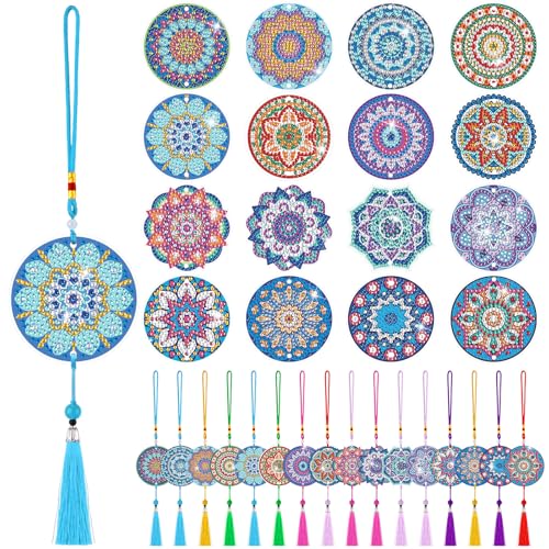 Saillong Diamond Art Car Ornaments
