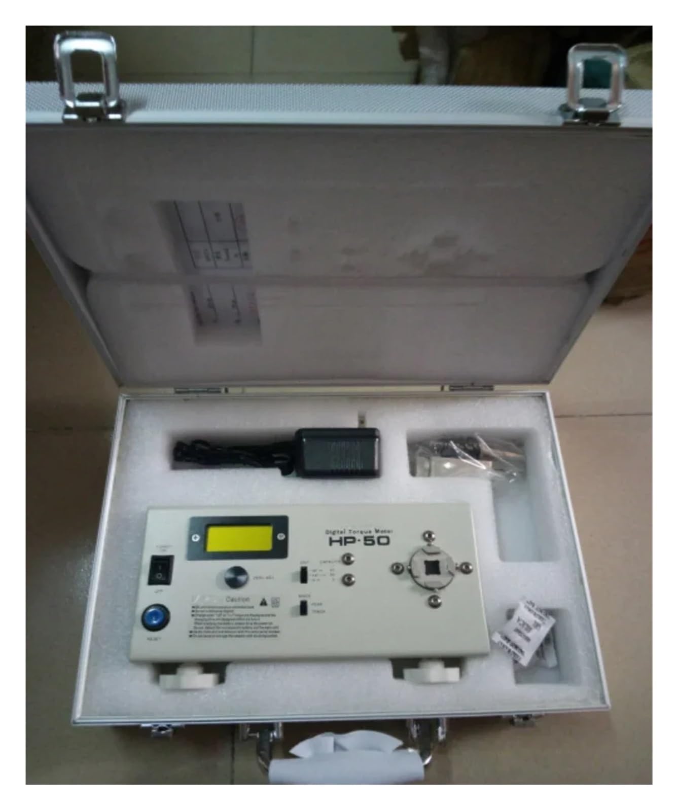 Comprobador de Par Destornillador eléctrico HP10 20 50 100 de viento Medidor torsión Probador torque(HP-100)