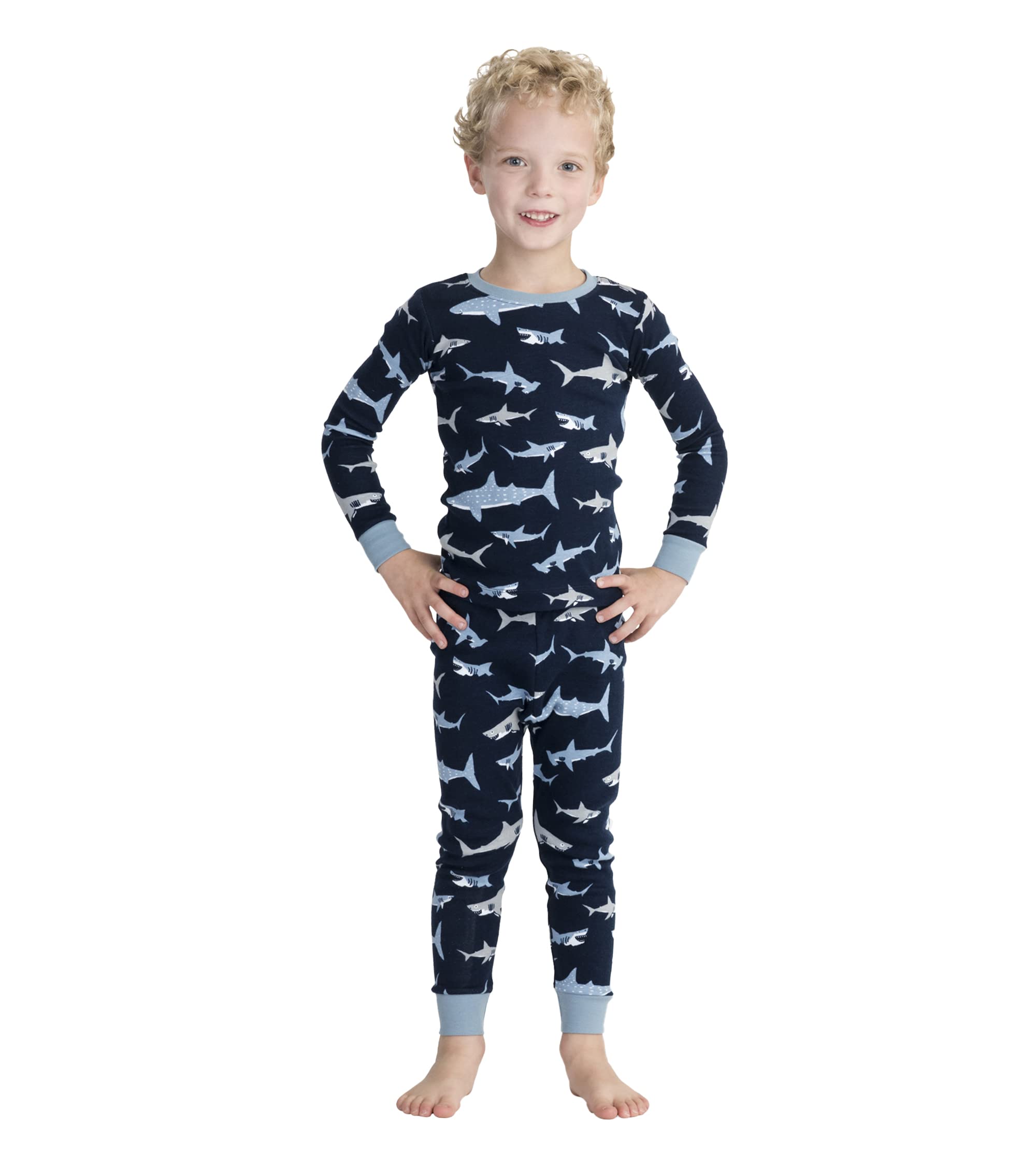 Hatley Jungen Lange Schlafanzüge Long Sleeve Pyjama Set Pajama Set