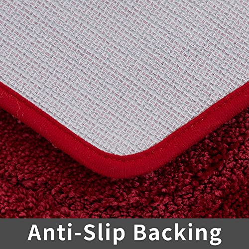 Tapis de bain en lin de polyester haute densité et ultra absorbant