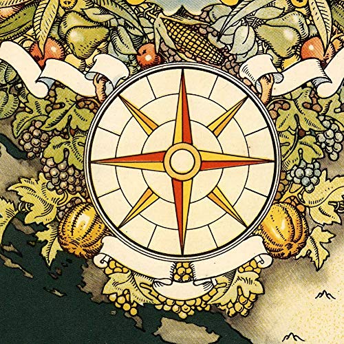 Gourmet Map Of Italy - Carta Gastronomica De Bel Paese Circa 1949 - Measures 24 Inches X 32 Inches (610 Mm X 813 Mm) #TOP4