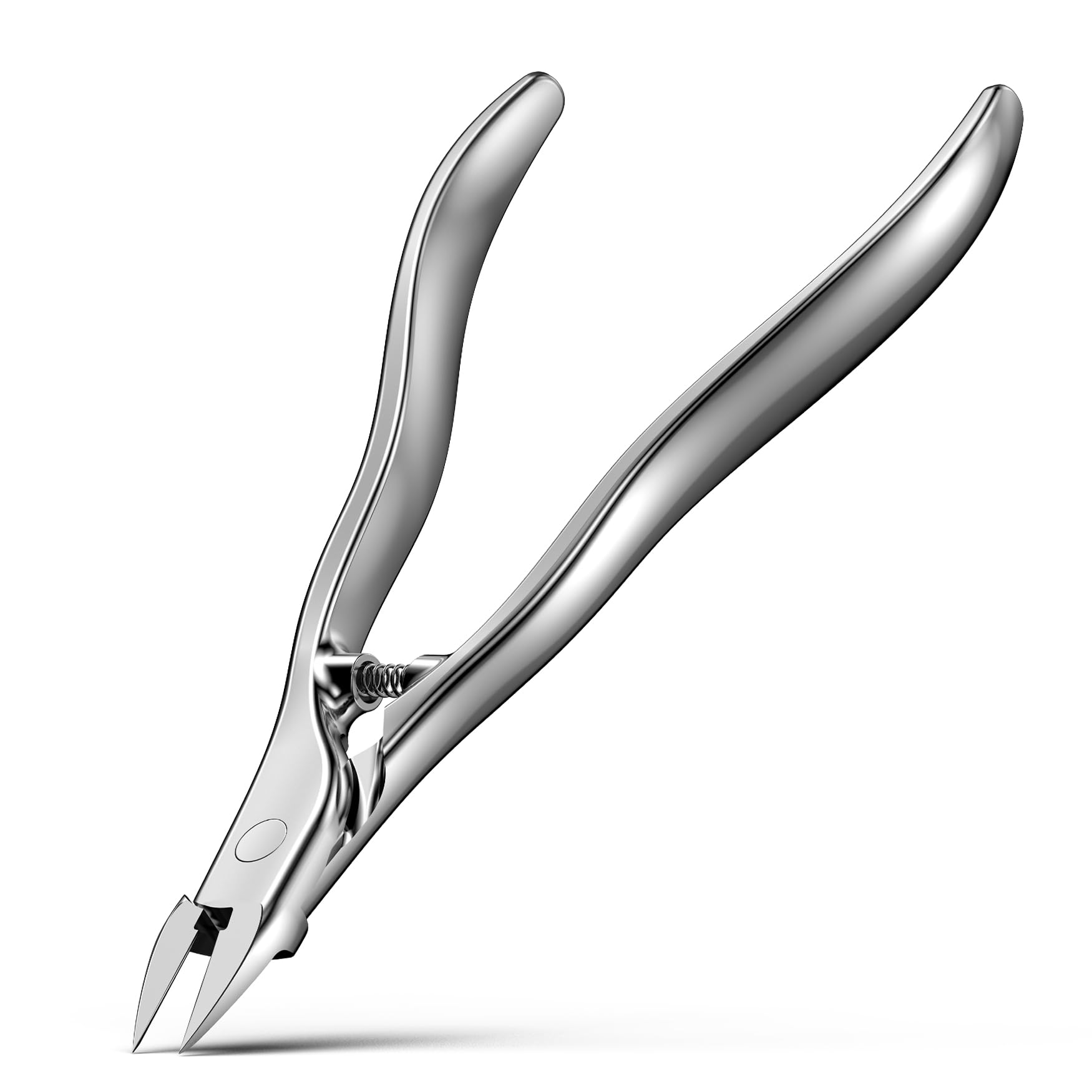FERYES Podiatrist Straight Blade Toenail Clippers for Seniors - 4.4inch Stainless Steel Long Handle Toe Nail Clippers, Precision Trimming for Thick &