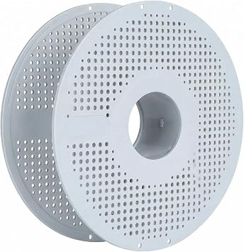 Detachable Reusable Filament Spool Core, Compatible with Bambu Lab AMS P1S/P1P/A1/A1 Mini/X1/X1C H2D Combo, Temperature Resistant 70C, Recyclable Material White, No Filament Included
