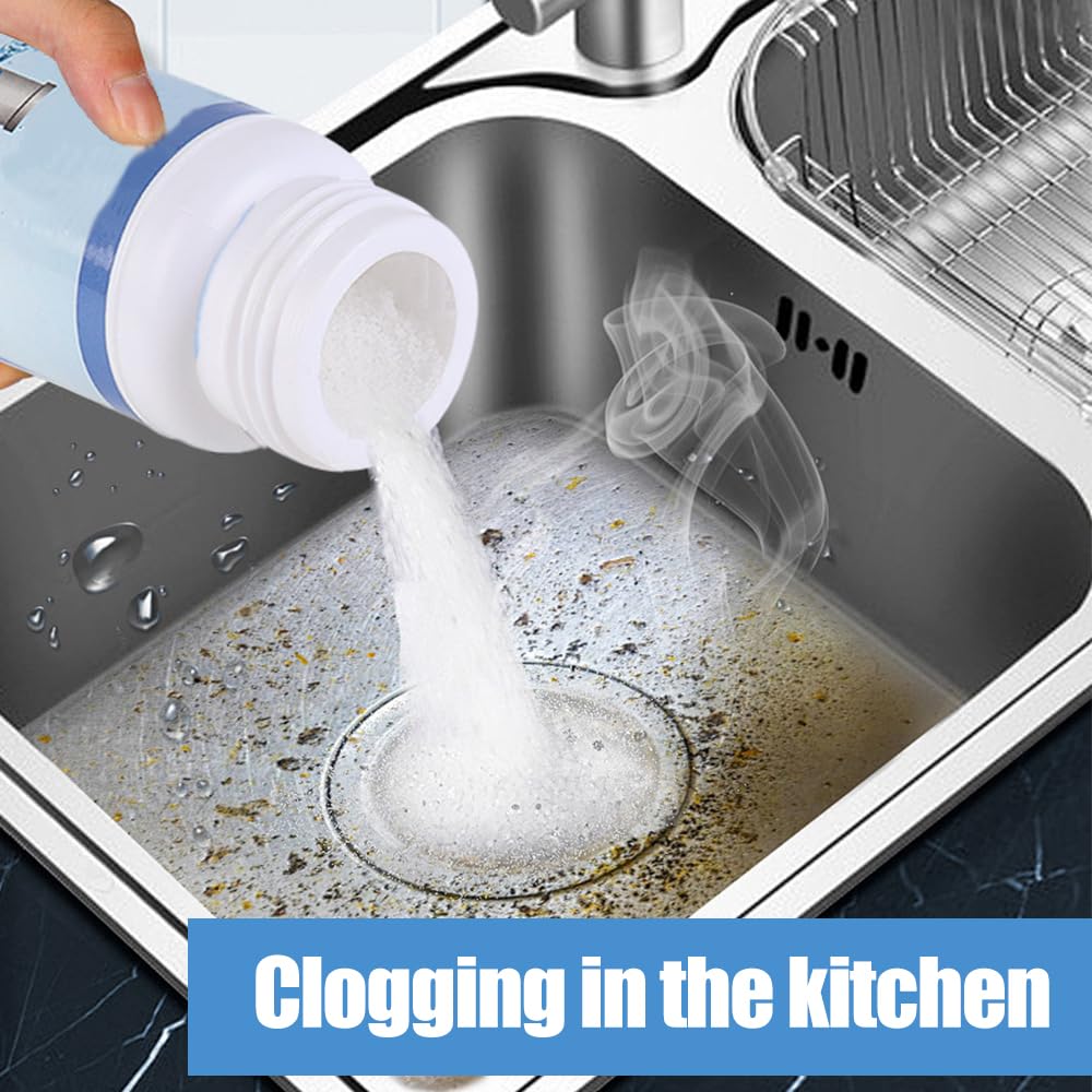 Abflussreiniger Schaum Extra Stark, 2026 Upgrade Rohrreiniger Extrem Stark, Sink Und Drain Cleaner, Hochwirksamer Rohrreiniger Mit Aktivschaum, für Küche, Bad, Toilette (3 Stück)