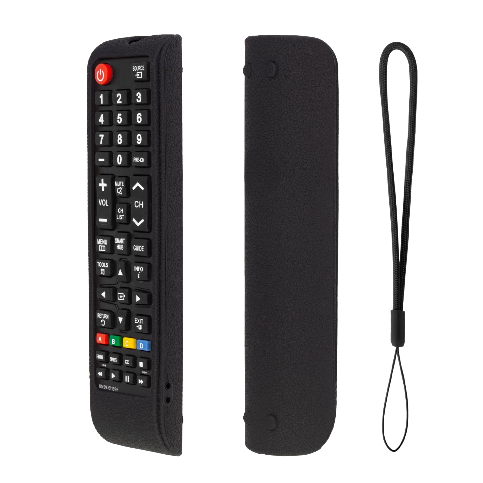 Caldipree Silicone Protective Case Compatible with Samsung Smart Tv Remote Cover (Black)-picture-31