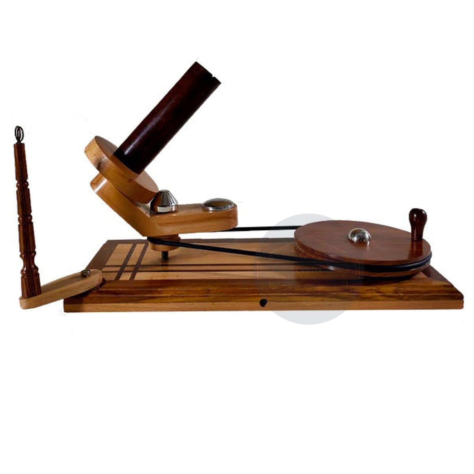 Devanadera de hilo de madera grande para tejer ganchillo, bobinadora de bolas de alta resistencia, devanadera de lana