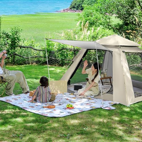 Support d'auvent métallique stable pour abri de camping tout terrain - 3