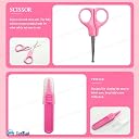 FunBlast Baby Grooming Kit - 10 Pieces Baby Toddlers Manicure Grooming Kit with Nail, Hair, Ear Grooming Tools, Healthcare Accessories Kit for New Born Baby & Toddlers (Pink-B) gallery image
