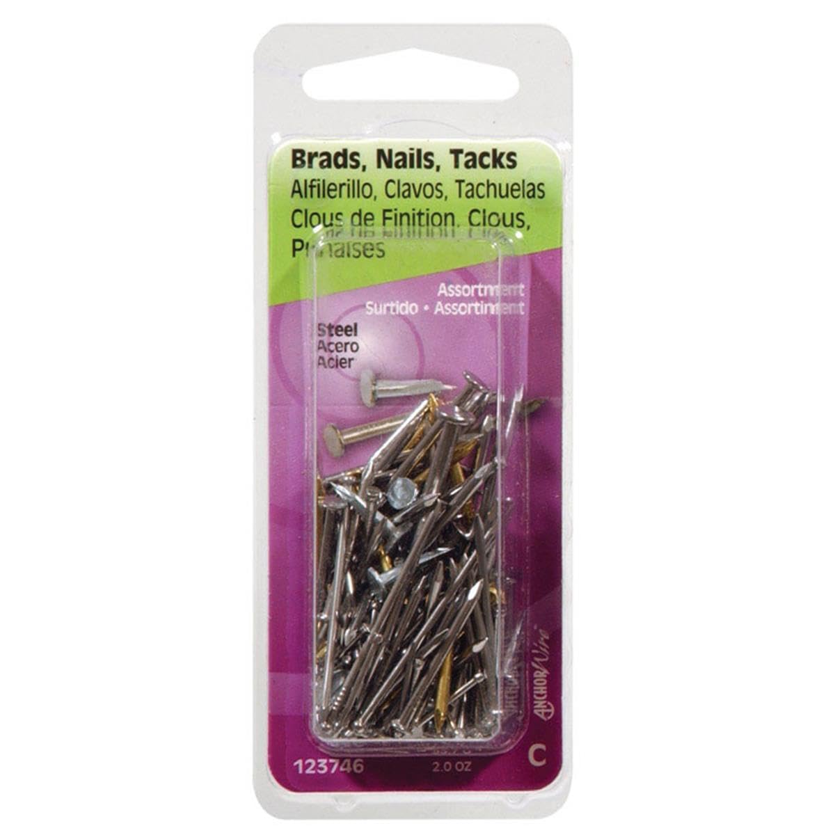Amazon.com: Hillman Fasteners 123746 2 oz Brad/Nail/Tack