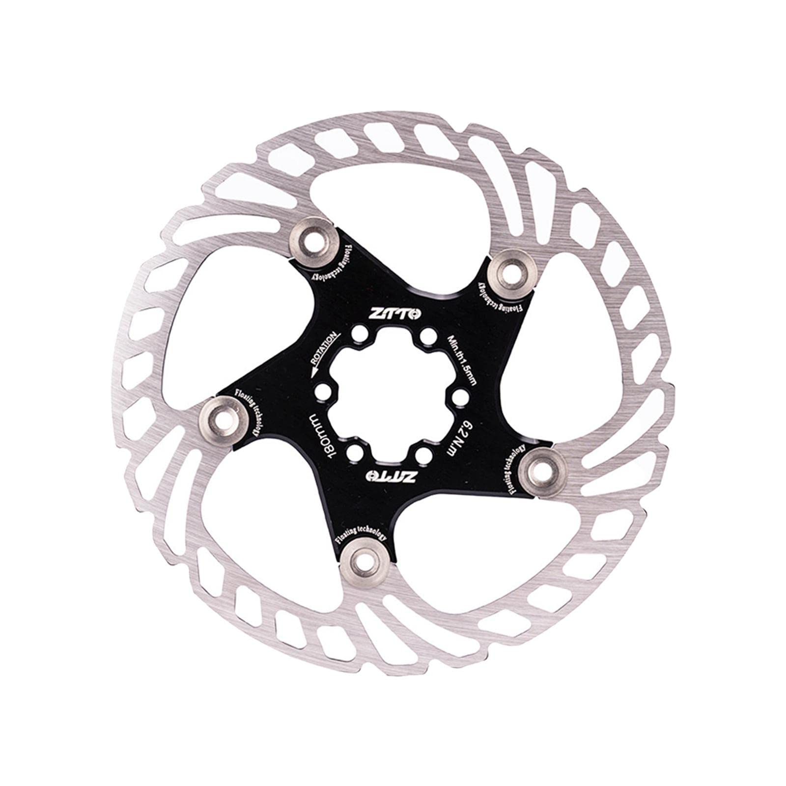CALADNIS Bike Disc Brake Rotor Bicycle Brake Disc for MTB Road Bikes Black 180mm-image-16