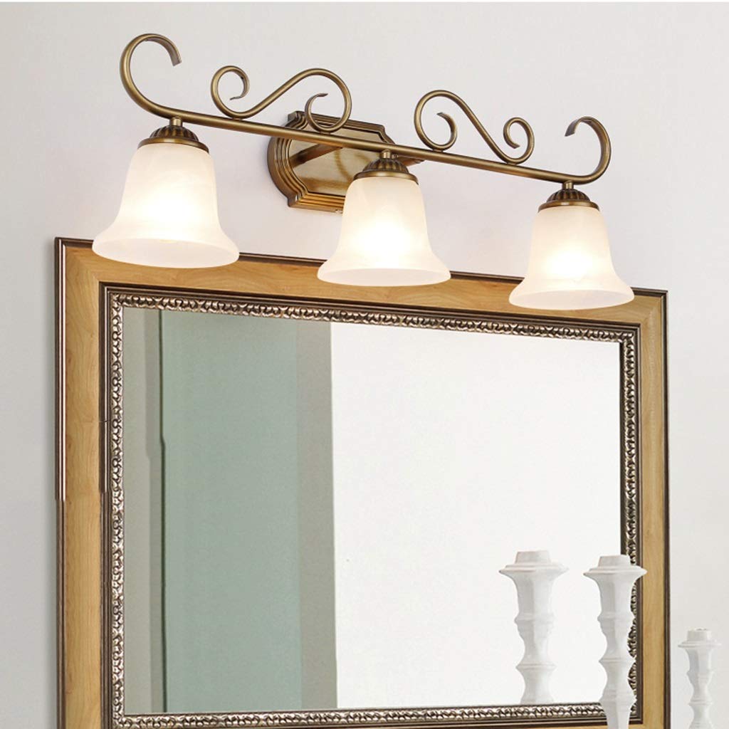 Badspiegellampen Led Spiegelfrontleuchte Schlafzimmer Badezimmer Feuchtigkeitsgeschützte Spiegelschrankleuchte Schminktisch Spiegellampe Wandbeleuchtung/3 Light Source