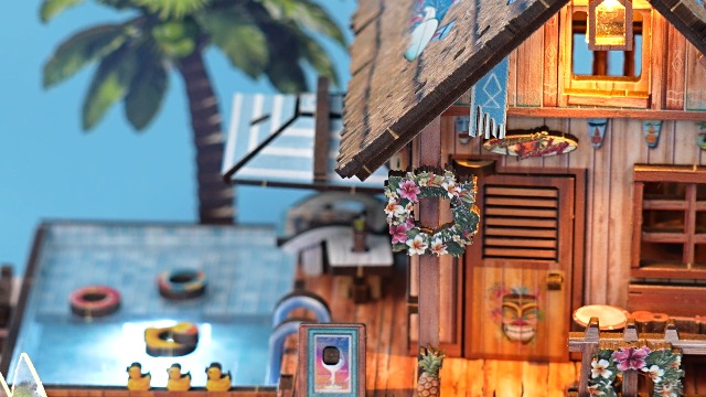 Amazon.com: 3D Wooden Puzzles for Adult,187pcs Hawaiian Vacation