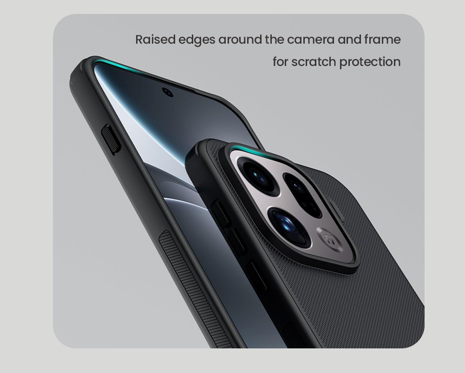 COQUE Custodia per Oppo Find X9 Pro Custodia Magnetica Super Frosted Shield Pro per Oppo Find X9 Pro Attacco Magnetico Invisibile-Nero