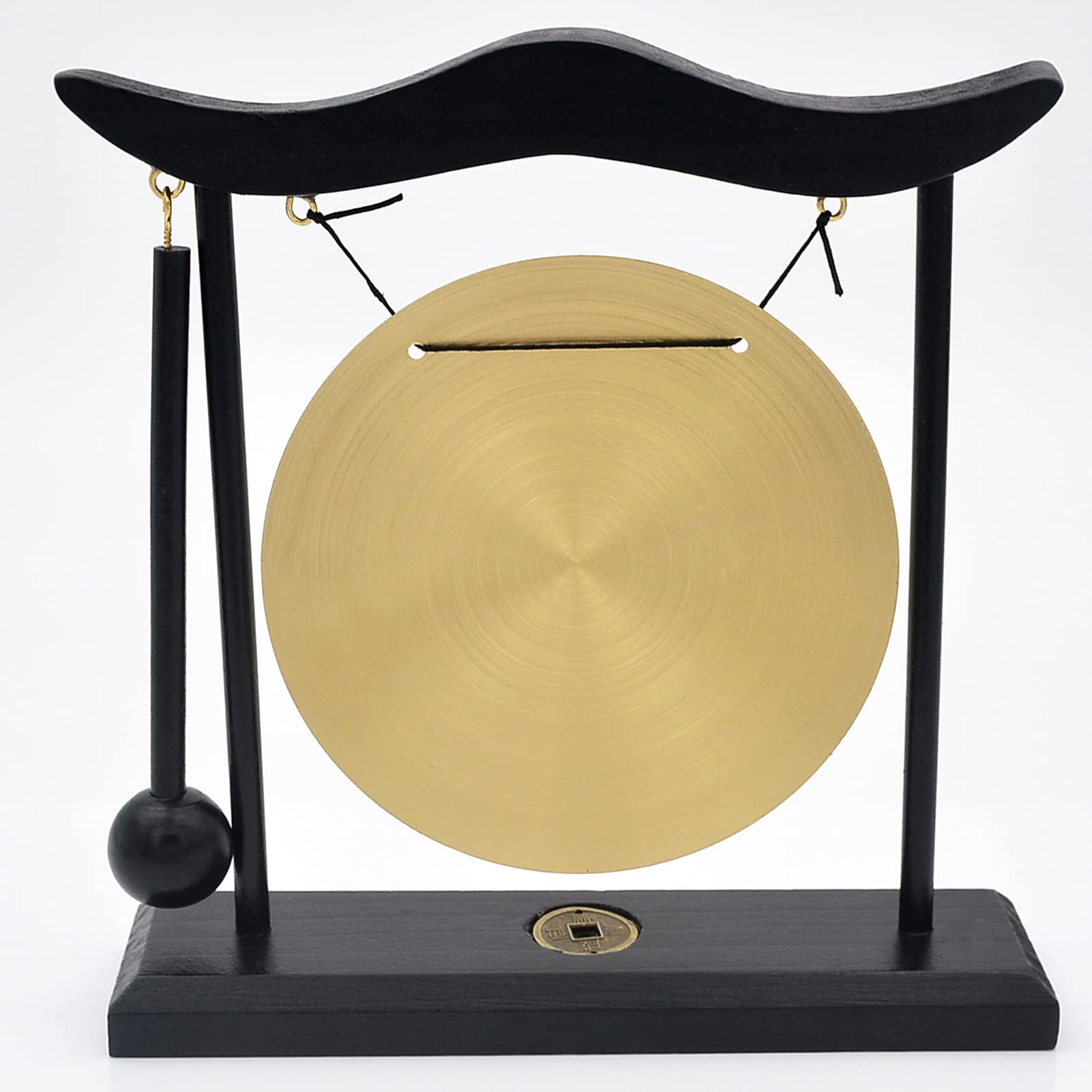 Gong con bacchetta piccolo vento Gong in ottone Desktop Gong Tam Gong (tipo 4)
