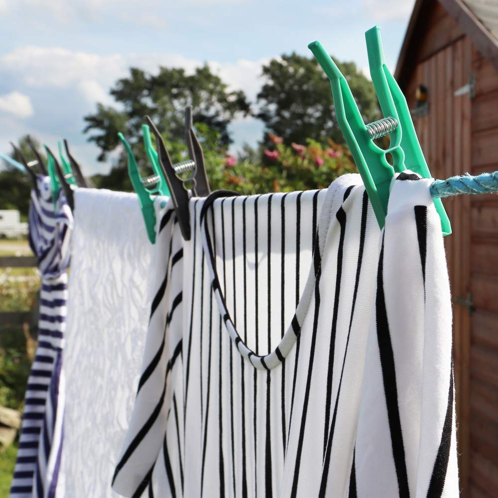 Set Di 48 Mollette Da Bucato Extra Forti - Mollette A Molla Resistente Alla Ruggine Per Stendere Panni - Foto 9