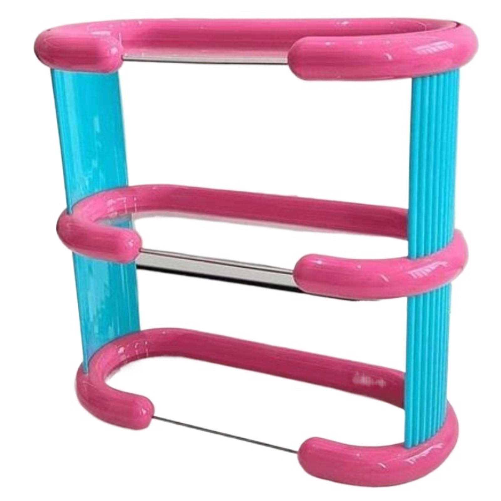QuxetlRyz Perfume Organiser Display Risers Desktop Colorful Storage Rack Organizer Kawaii Multi-layer Cup Mug Shelf Table Decor Cosmetic Bathroom Organizing(A 3 layers)