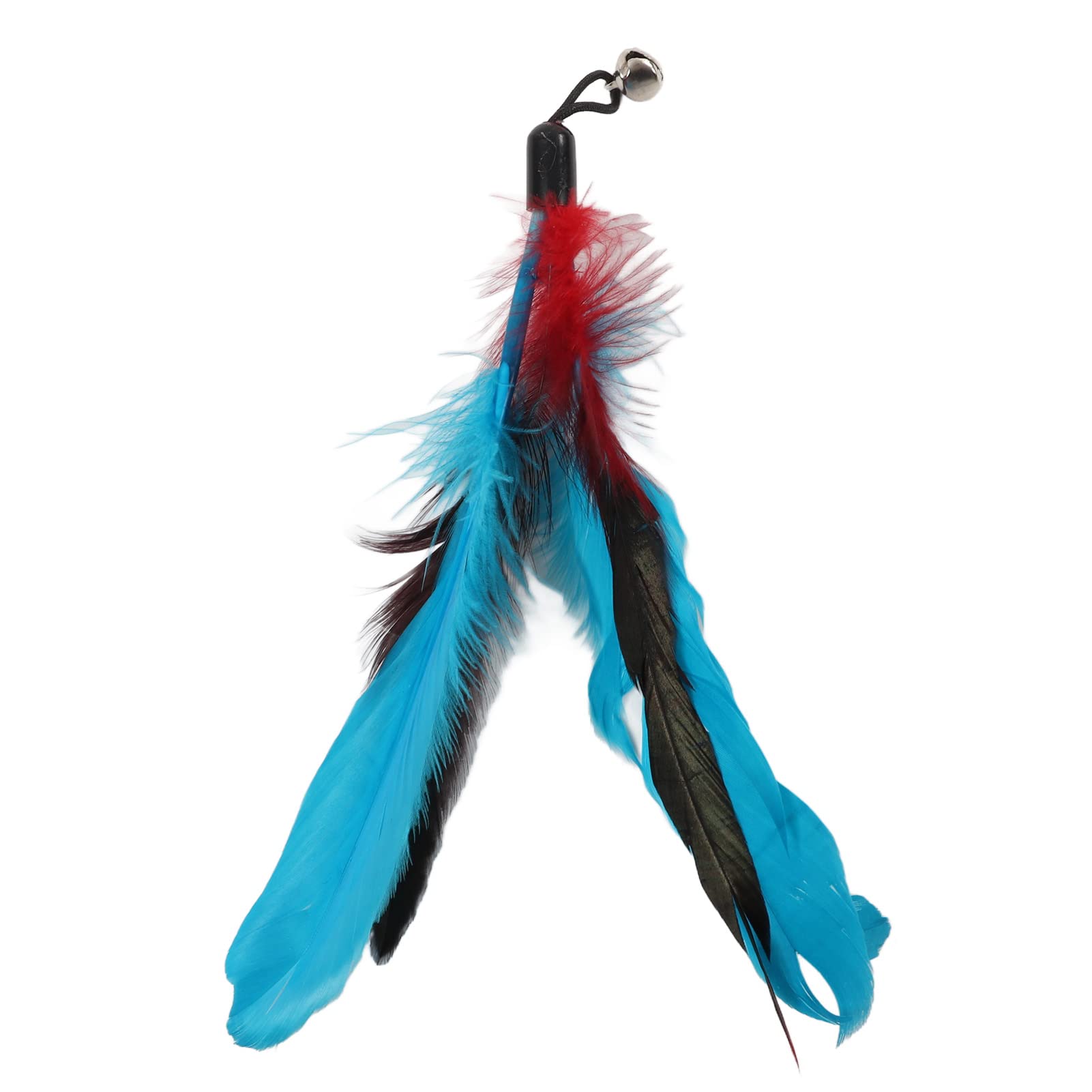 Naroote Juguete Divertido para Colgar para Gatos, Juguete Interactivo con Plumas para Actividades en Interiores, Alivia el Estrés, la Ansiedad y el Aburrimiento para el Ejercicio del Gato, Material