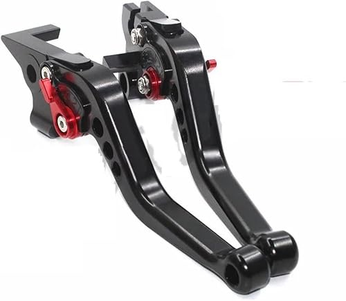 Leviers de frein et d'embrayage CNC réglables pour moto, adaptés aux modèles NX400 NX 400 2023 2024 2025(Black-Orange) - 2