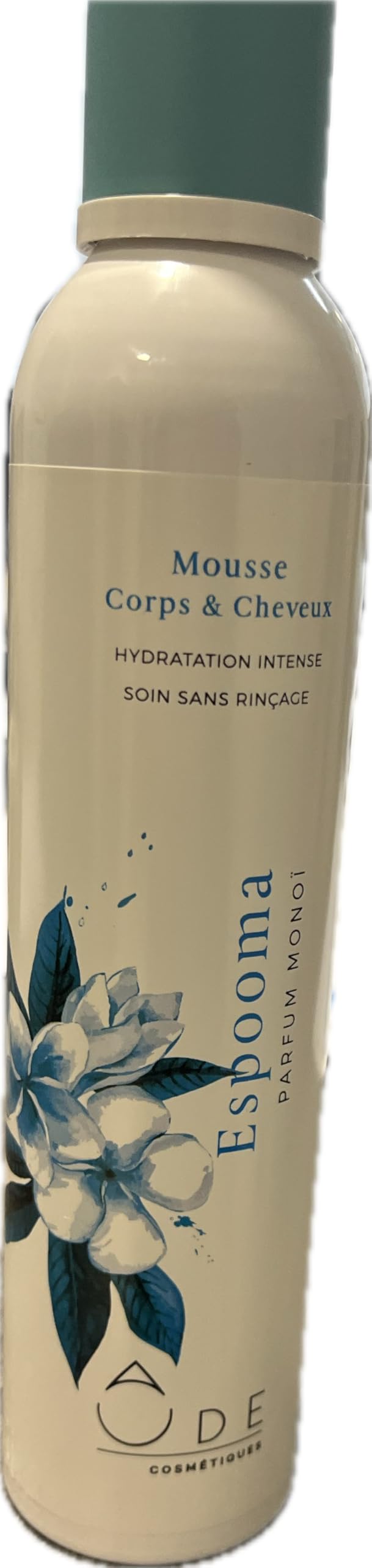 Mousse hydratante corps et cheveux "Espooma Monoï" Peau douce, parfumée et hydratée, cheveux lisse et brillant