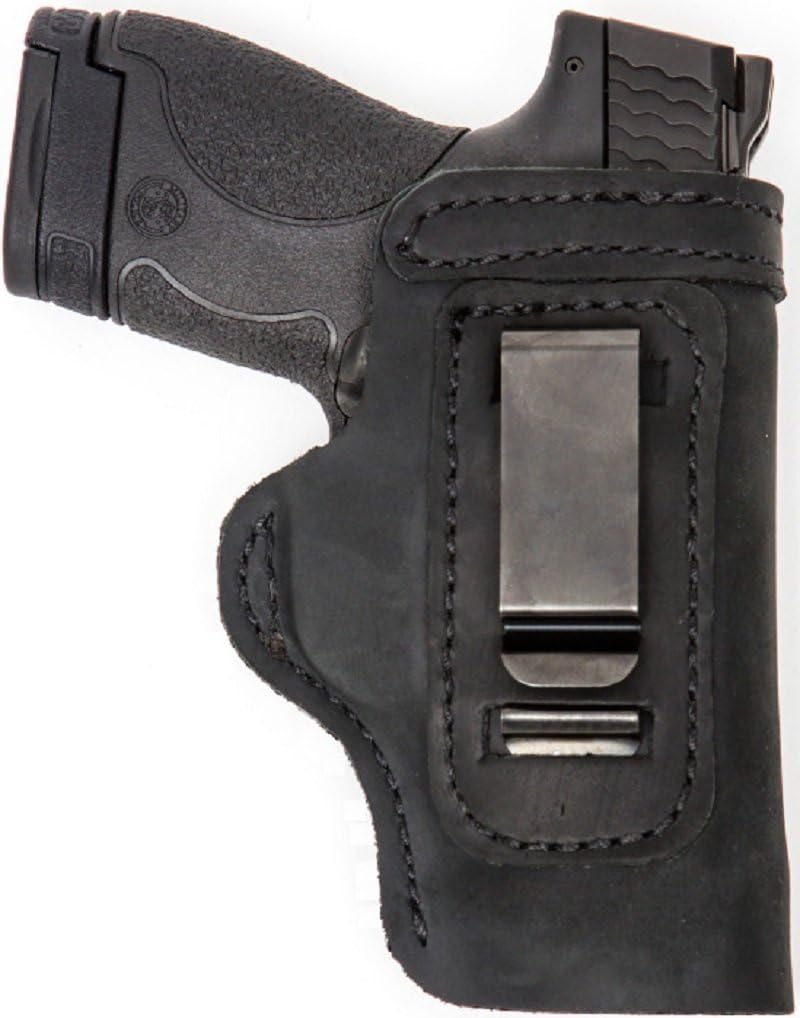 Custom Made Hand FIT Leather Holster LT Black LH Left OWB/RH Right IWB Glock 30S