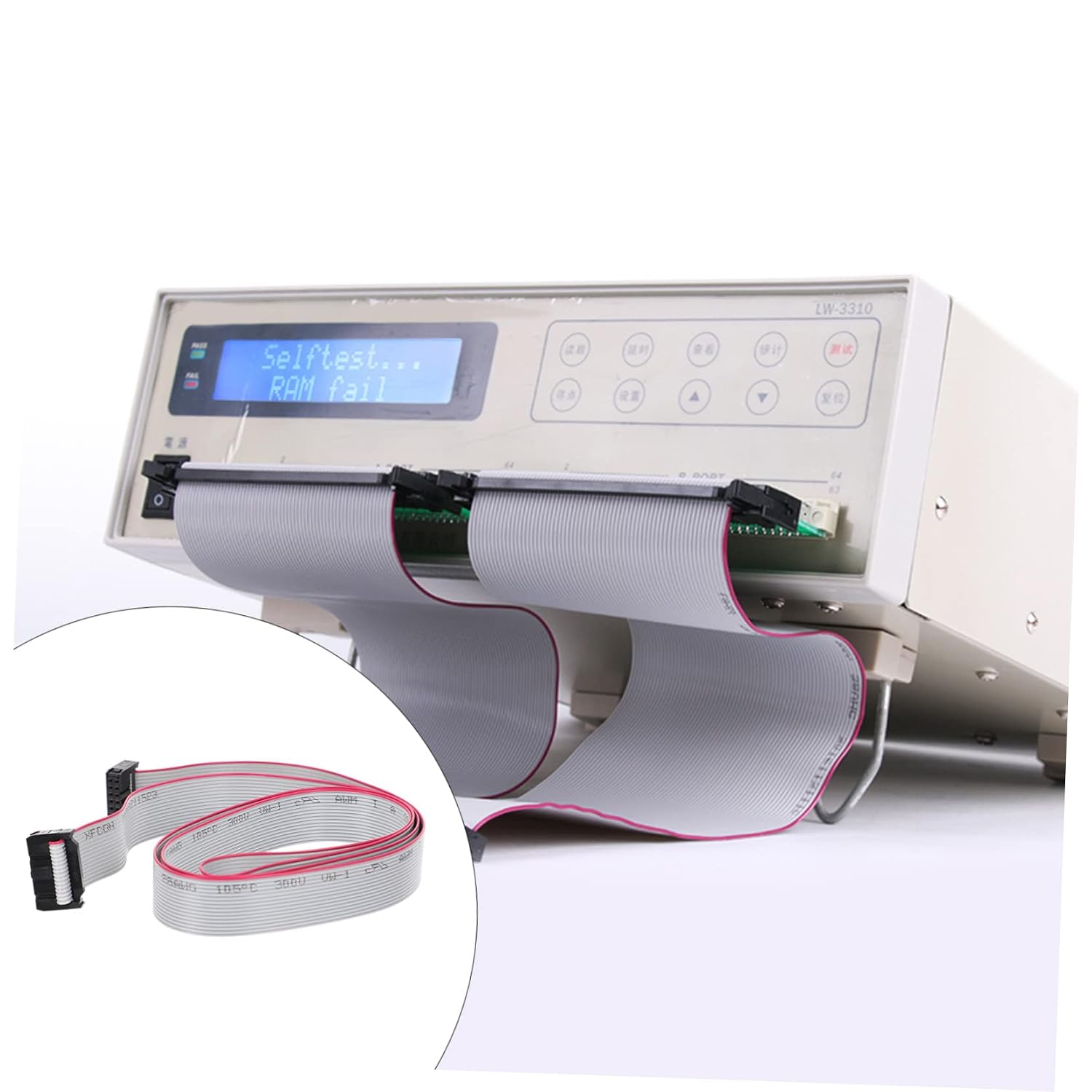 4pcs Pin Gray Wire Flat Ribbon Cable Connector Pitch Compatible with Insulation Displacement Connectors Double Row Design for Easy Use