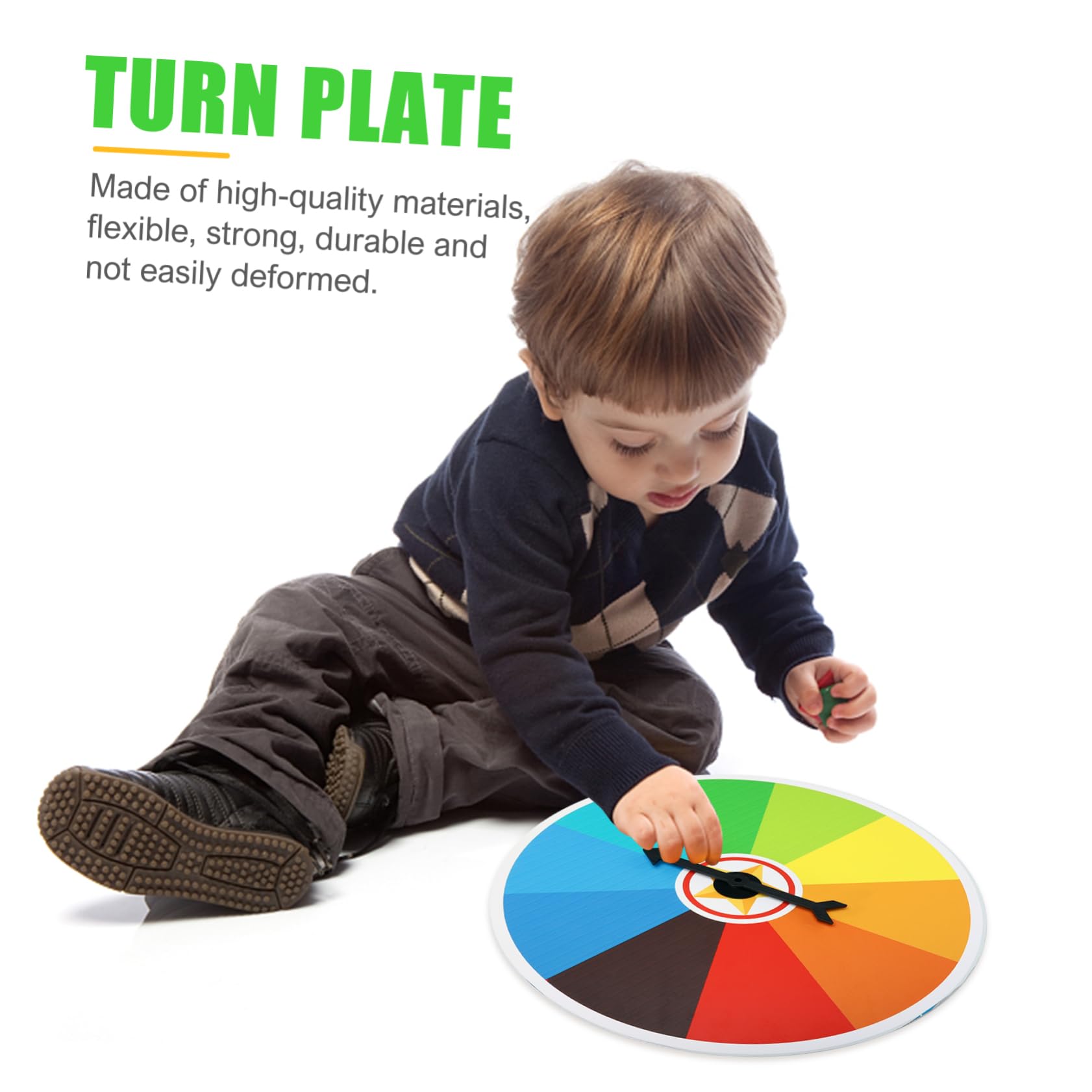 Abaodam DIY Prize Wheel 1pc Turn Plate Game Wheel for Parties Creative Prize Turn Table