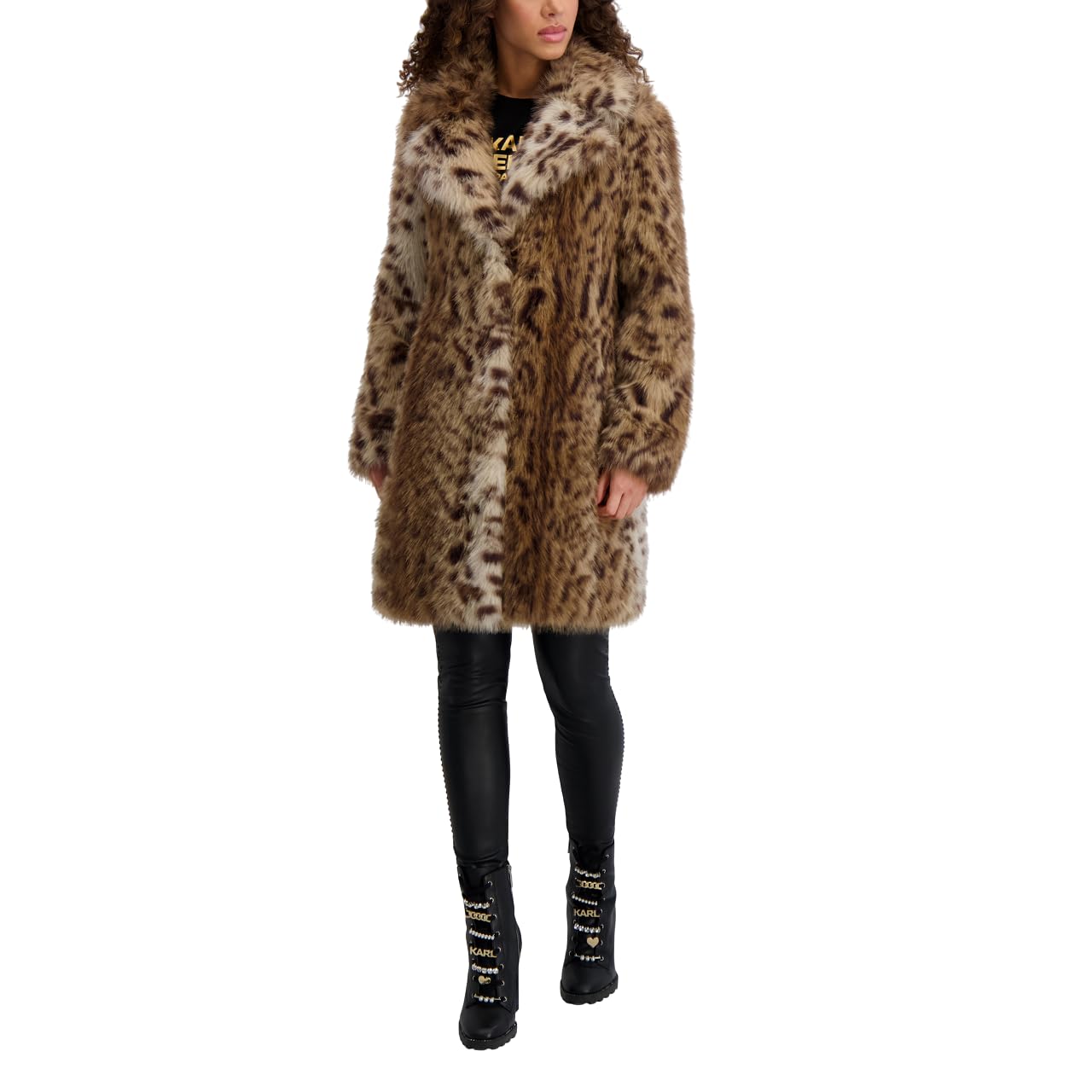 karl lagerfeld Women's Leopard Coat-picture-26