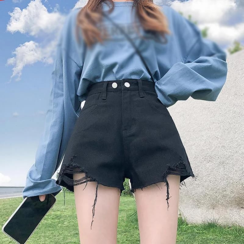 Women Denim Shorts Cargo Pants for Women Jeans