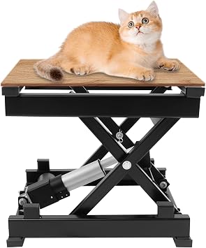 Electric Scissor Lift Table, 140/130/350/250/180LB Load 265-1270 Height Adjustable Lifting Platform Folded, Hydraulic Lift Table for Material Handling and Transportation 130LB
