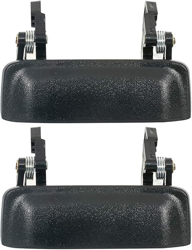 ECCPP Manijas de puerta exterior exterior exterior delantera lado del pasajero para Ford Ranger 1998-2011 para Ford Ranger negro (2 piezas)