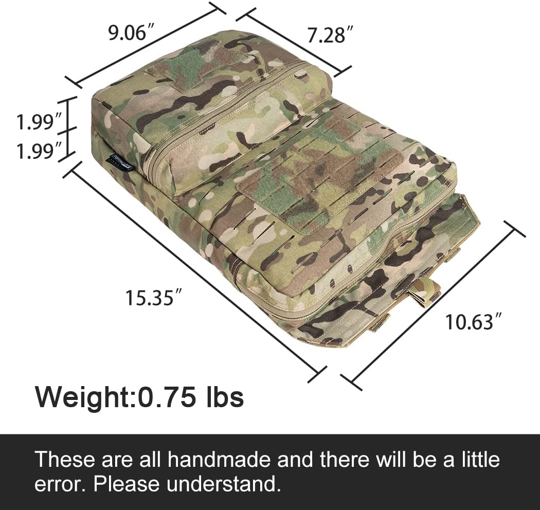 Tactical MOLLE Hydration Pack for 2L Hydration Water Bladder Hydration Bag 500D Nylon