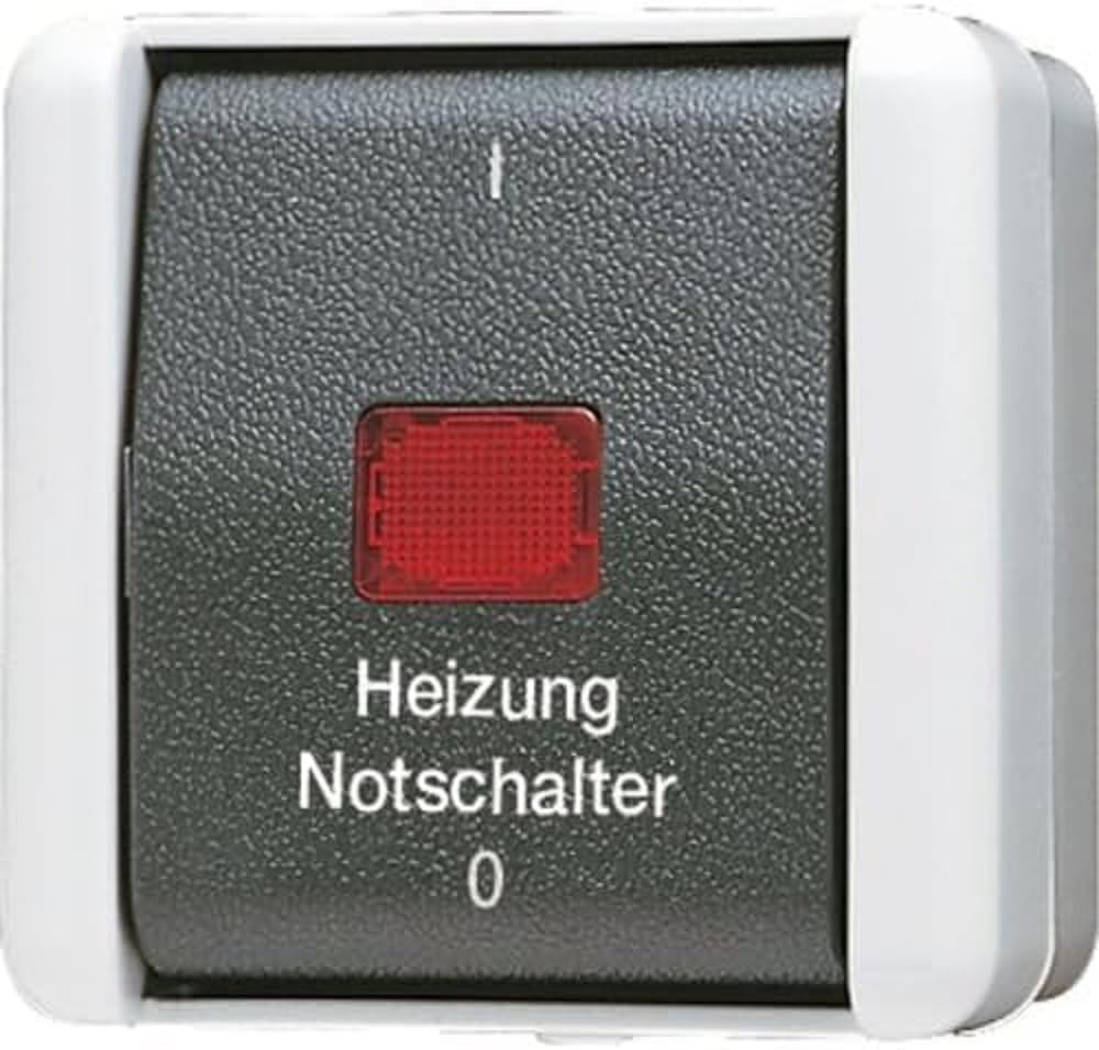 Interrupteur 2 pôles 250 V Jung 802HW idéal pour sécuriser le garage
