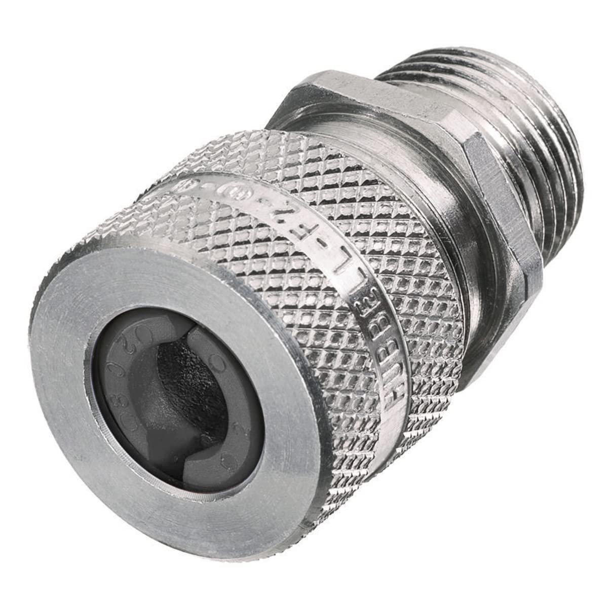 Hubbell SHC1043 Kellems Wire Management Cord Connectors, Straight Male, Aluminum, 1