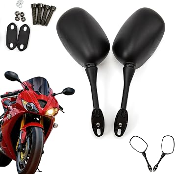 Motorcyclce Mirrors Rearview Mirror Motorbike Side Mirror E13 E-Marked Fit For CBR250 2011-2012/ CB1300S 2003-2012 11/ CBR600RR 2003-2011
